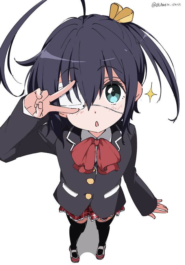 小鸟游六花, 中二病也要谈恋爱！, 女孩子, uniform, blazer