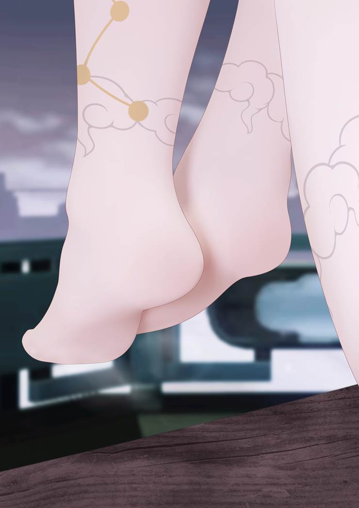 裤袜, 脚底, 白裤袜, 腿, Fu Xuan, 崩坏：星穹铁道, 着袜足底, Honkai: Star Rail, 崩坏：星穹铁道5000收藏