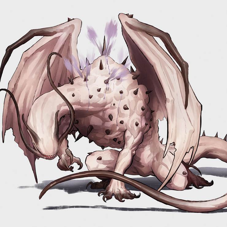 龙, poison, 尾巴, 插画, chinese dragon