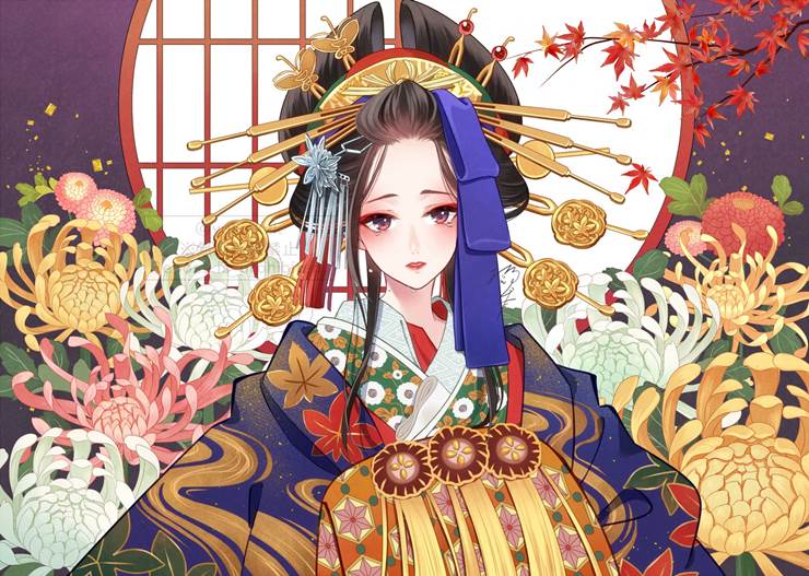 原创, 和服, 和风, oiran, Yuujo
