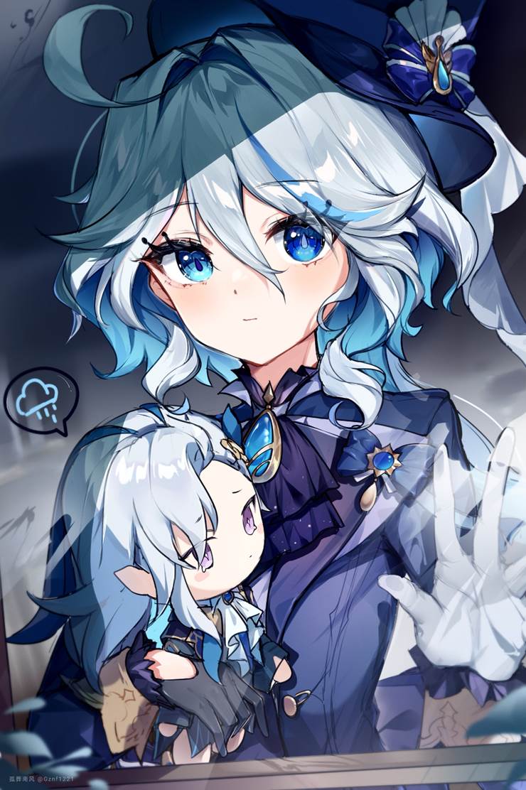 Neuvillette/Furina, 那维莱特, 芙宁娜, Genshin Impact, 女孩子