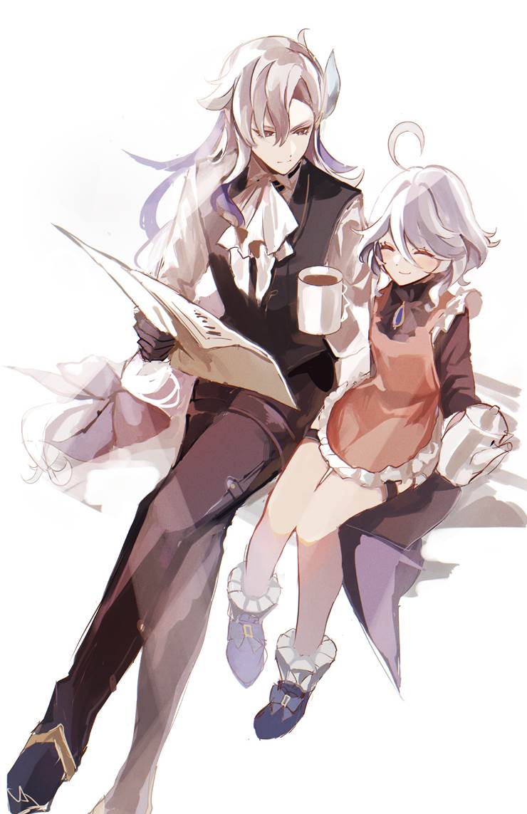 那维莱特, 芙宁娜, Genshin Impact, Neuvillette/Furina