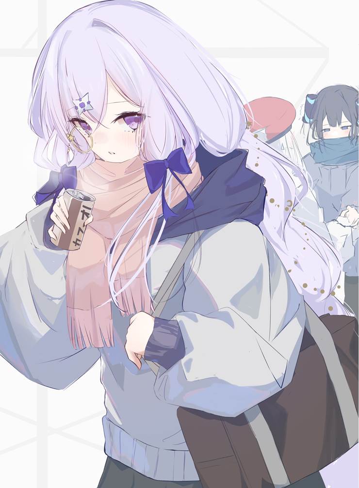 illustration, hoodie, Hikari (Arcaea)