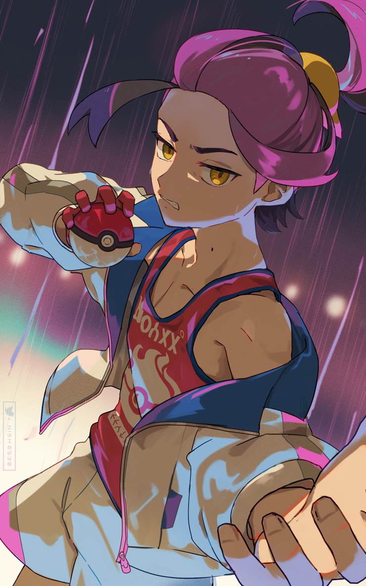 宝可梦人类角色, 宝可梦朱紫, Kieran (Pokémon), tank top, Pokémon 1000+ bookmarks