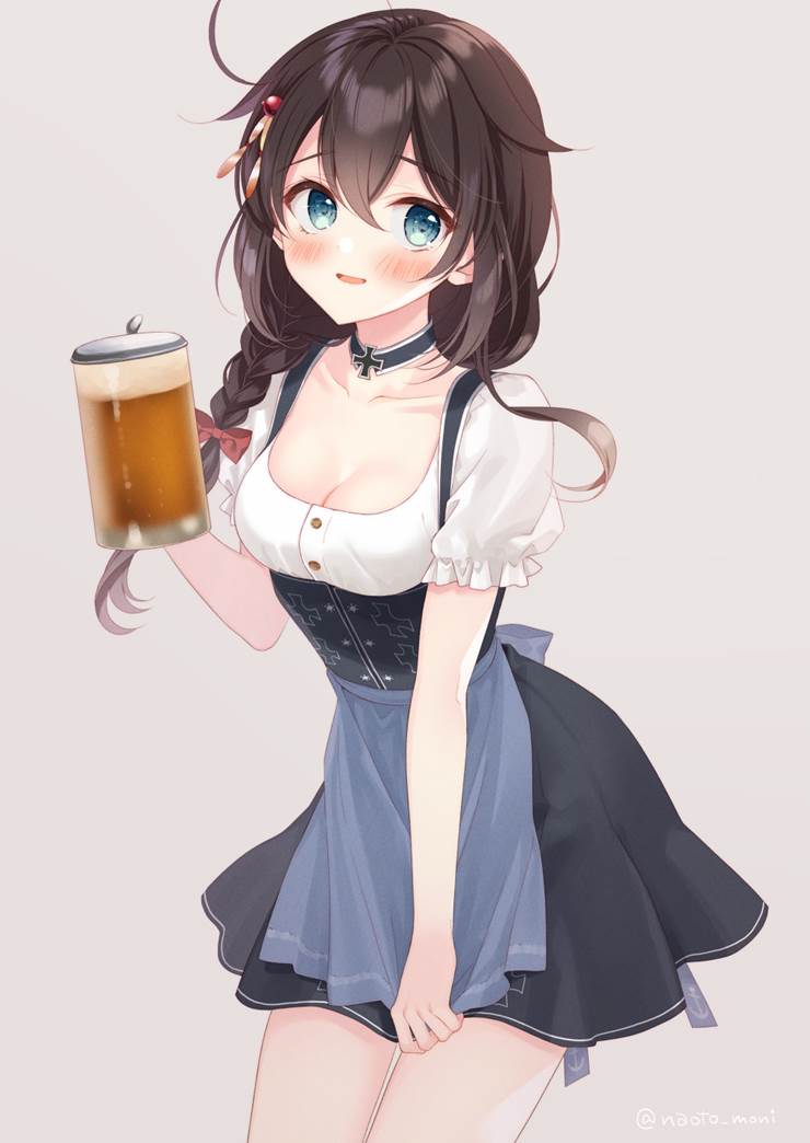 Kancolle, Shigure, Shigure Kai San, breasts, Shigure (Kantai Collection), costume change