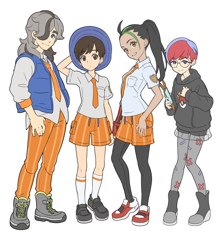 精灵宝可梦, 宝可梦朱紫, Haruto (Pokemon), Juliana (Pokémon Scarlet and Violet), 妮莫（训练家）, Penny (Pokémon), Paldea Team, Pokémon 1000+ bookmarks