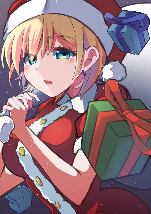 金发,圣诞老人,クリスマス2023图片