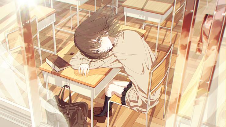青春疼痛文学女主角的感觉_P站画师夏眠作品集精选_ID81852718