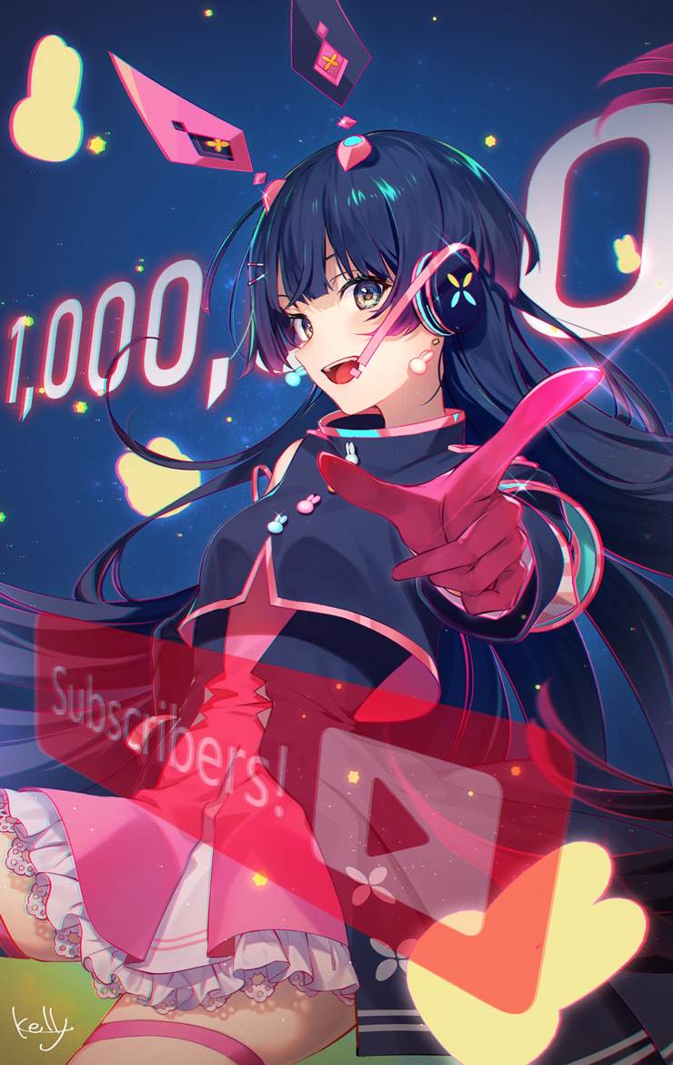 颜值都非常在线，Pixiv人气插画师kelly-ID:5393987
