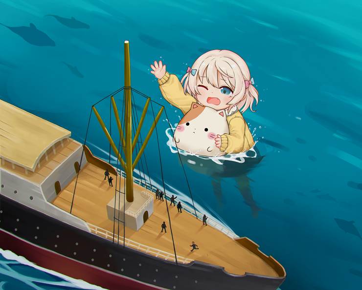 别人家的孩子呢,真可爱,P站插画师KUMA-BOUND-ID:1037232