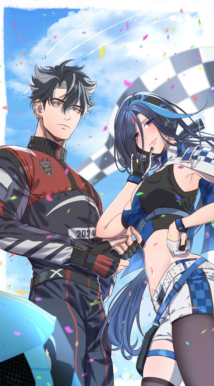 Genshin Impact, Wriothesley, Clorinde, Wriothesley/Clorinde, fan work