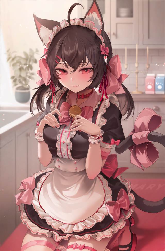 好家伙是日系和风女仆少女壁纸美图