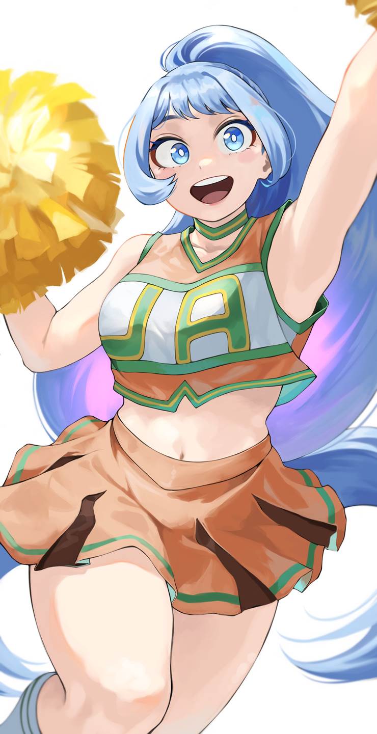 My Hero Academia, My Hero Academia, Nejire Hado, cheerleader, My Hero Academia female heroes