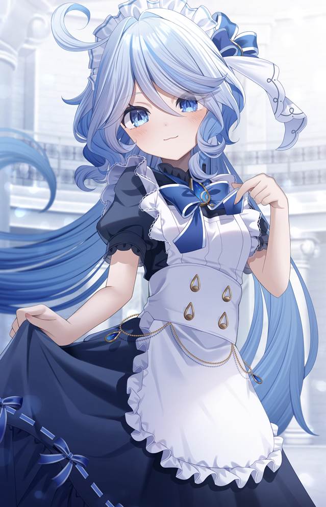 好家伙是日系和风女仆少女壁纸美图