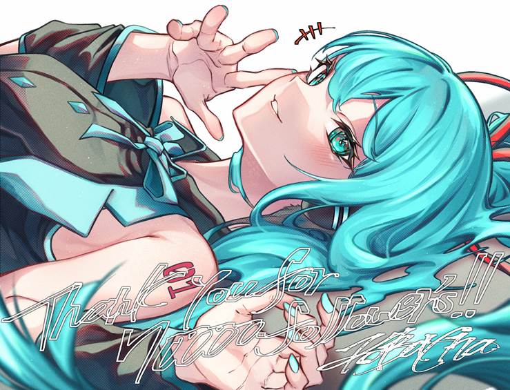 一张初音未来,Vocaloid绘画图片