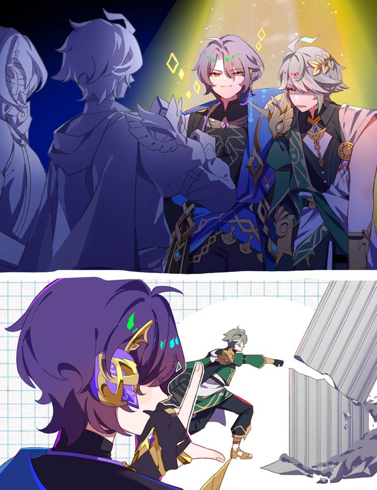 脑洞好大好有故事性哦_P站画师ナラなきり作品集精选_ID96498198
