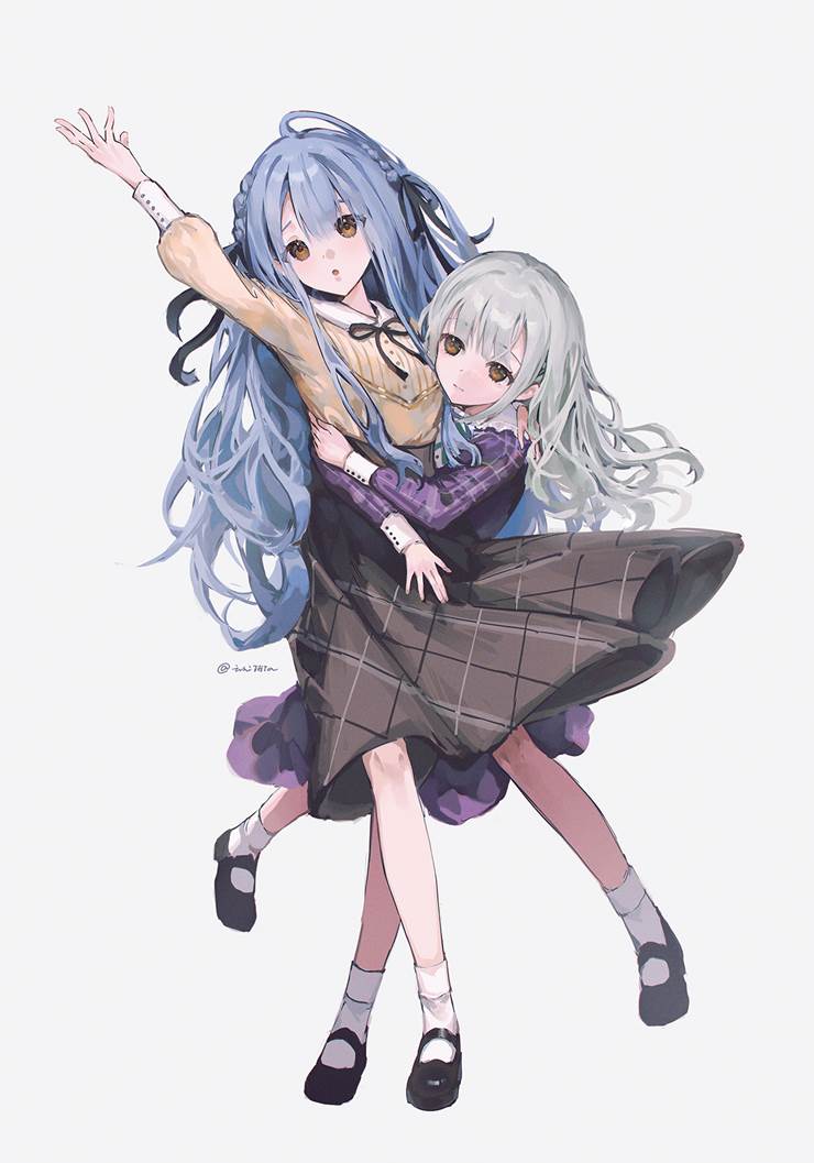 女孩子, BanG Dream!, Sakiko Togawa, Mutsu Wakaba, yuri, 姐妹