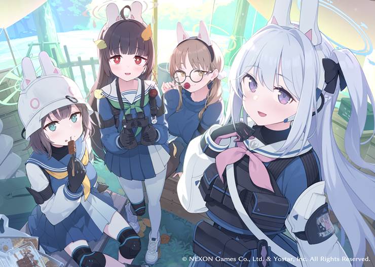 一张RABBIT小队,蔚蓝档案绘画图片