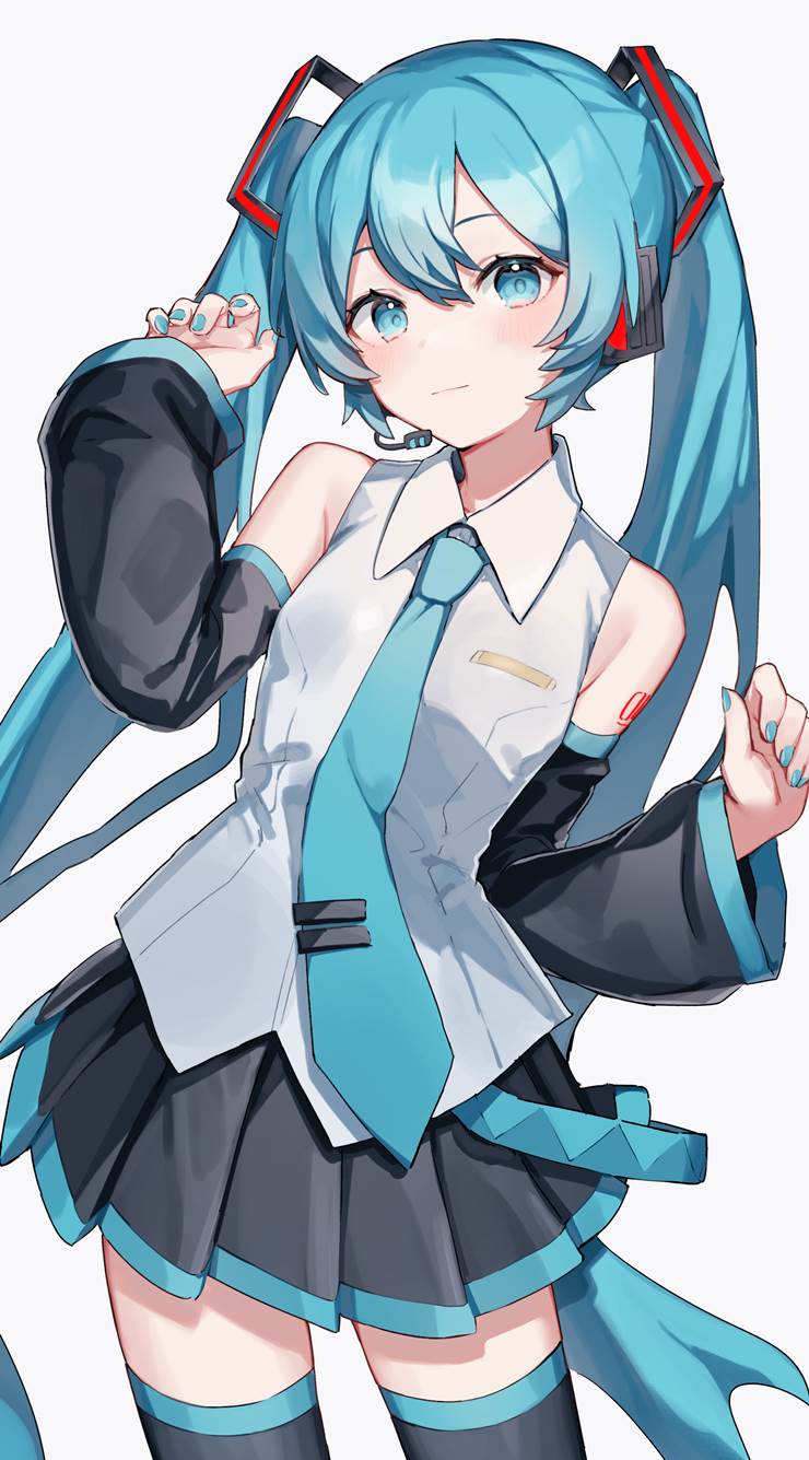 双马尾,初音未来图片