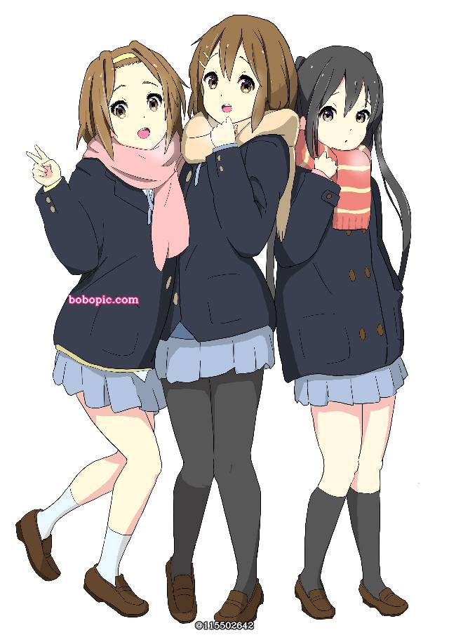 一张梓喵,小女孩,西装外套,轻音少女,西装,围巾,平泽唯,制服绘画图片