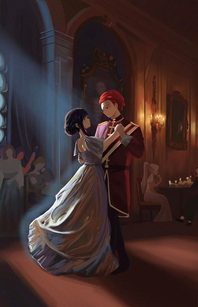 女孩子, 葬送的芙莉莲, Stark, 芙莉莲男女cp, Stark/Fern, 白色连衣裙, dancing