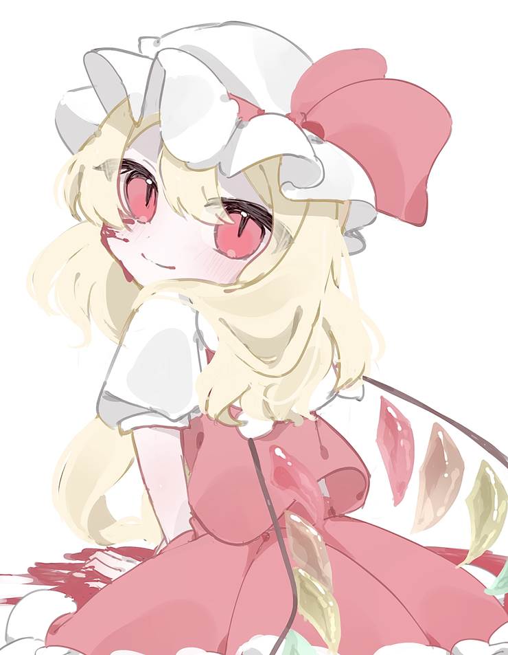 Touhou, Touhou Project, drawn in 1 hour at night, Flandre Scarlet