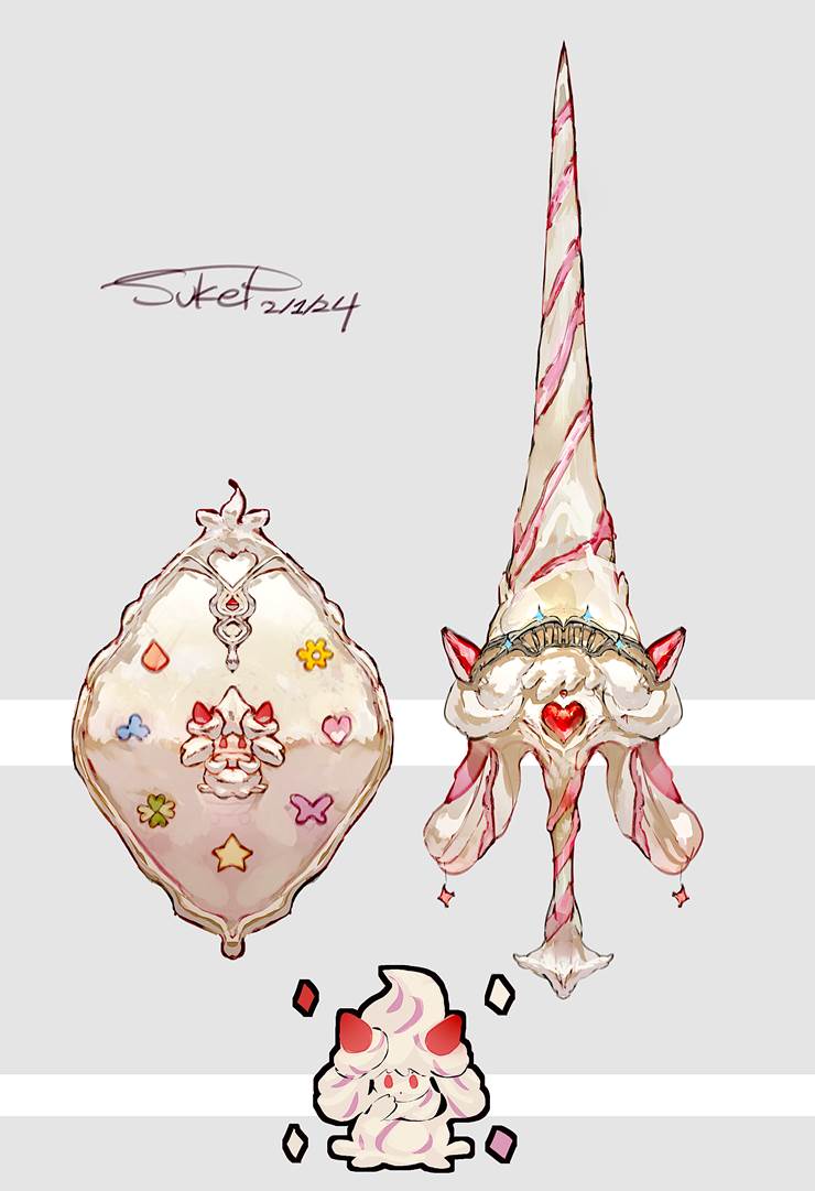 霜奶仙, 精灵宝可梦, 口袋妖怪, 宝可梦朱紫, cream, sweets