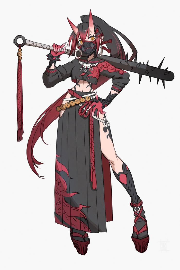 original, Setsubun, oni, original character, original 1000+ bookmarks