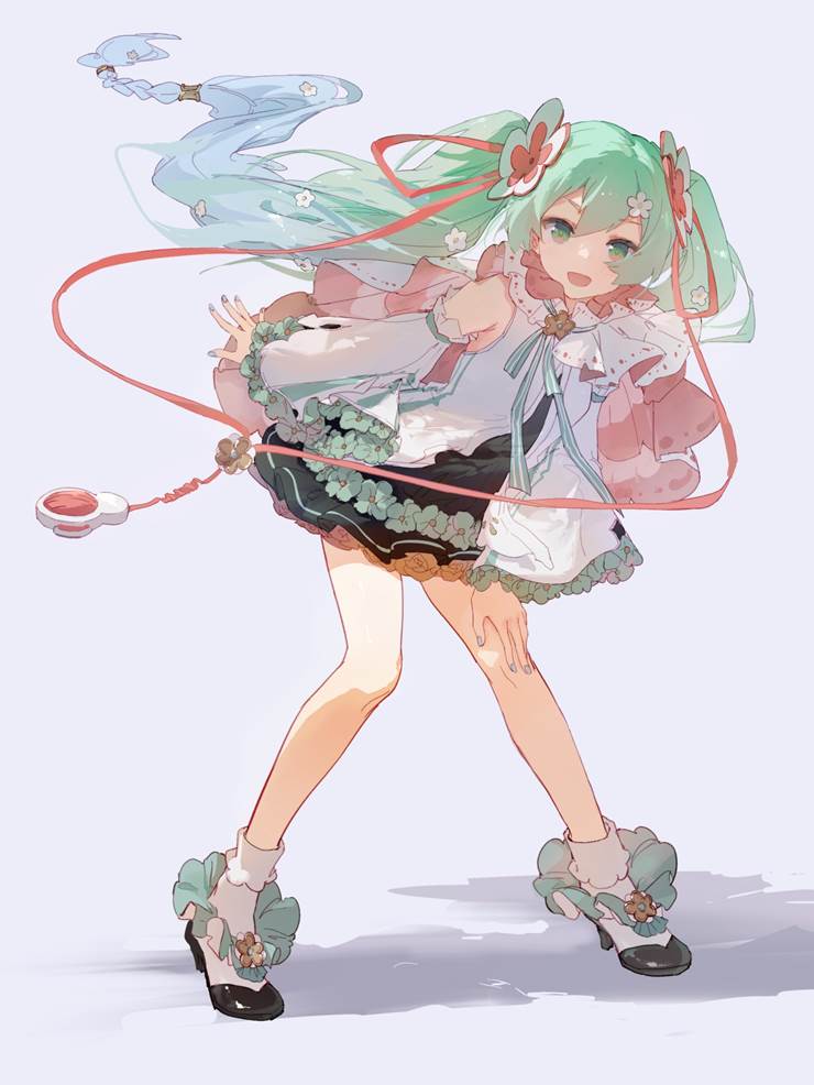 初音未来, 女孩子, miku, VOCALOID 500收藏