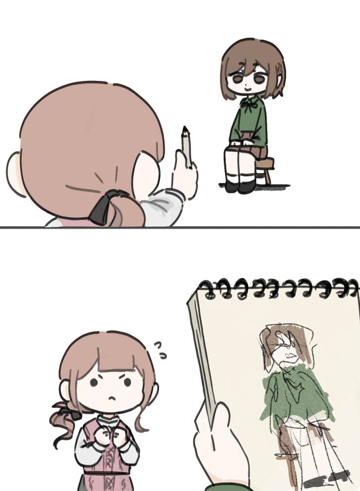 你看她们多呆萌啊_P站画师せんがぁん_ID14192806