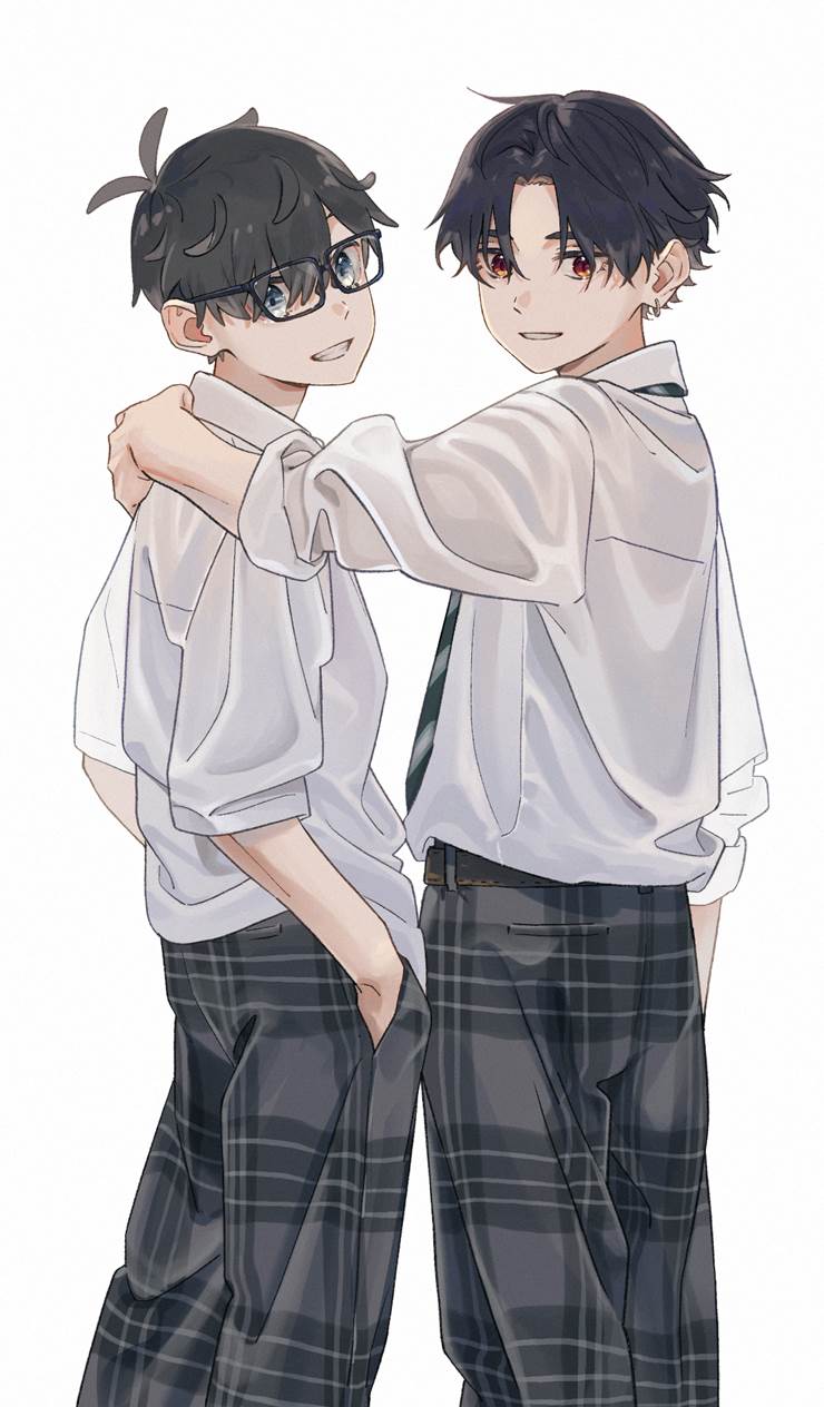 小奶狗男生_P站画师KR作品集精选_ID16996441