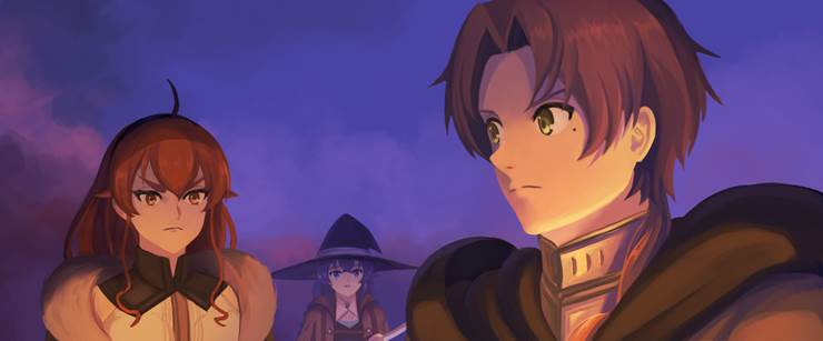 Mushoku Tensei, Roxy Migurdia, Eris Boreas Greyrat, Rudeus Greyrat, Eris Greyrat