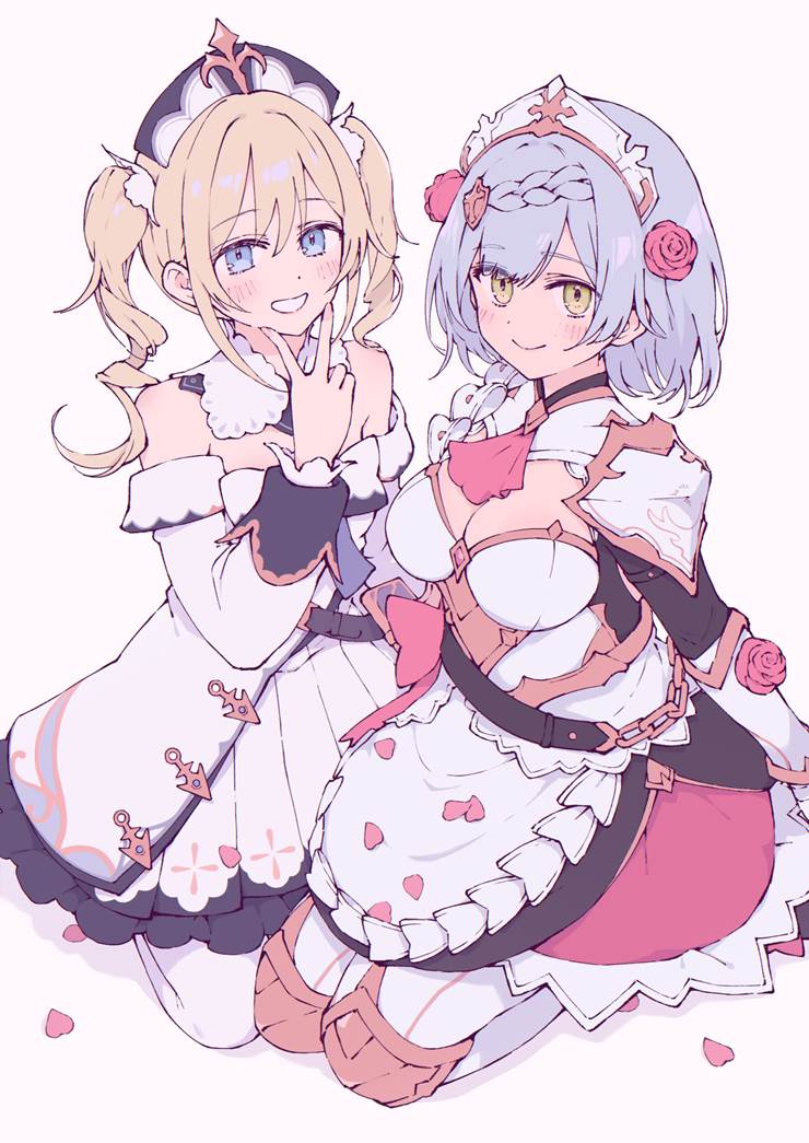 Genshin Impact, 芭芭拉（原神）, 诺艾尔（原神）, 原神1000收藏