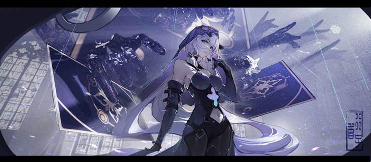 illustration, creation, Honkai: Star Rail, Black Swan (Star Rail), Honkai: Star Rail 1000+ bookmarks, beautiful, original tag for fanmade works, bellybutton