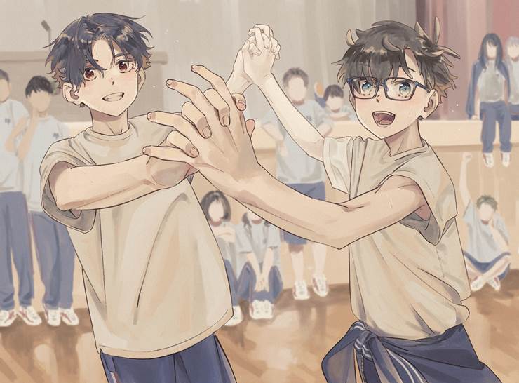 小奶狗男生_P站画师KR作品集精选_ID16996441