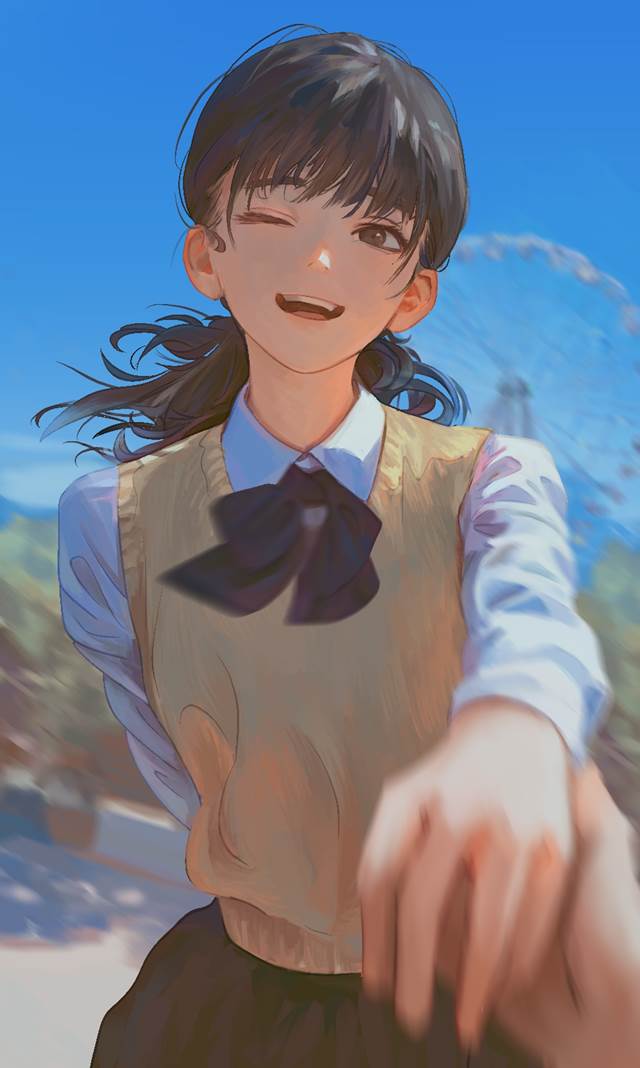 Mitaka Asa, Chainsaw Man, smile, schoolgirl