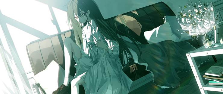 青春疼痛文学女主角的感觉_P站画师夏眠作品集精选_ID81852718