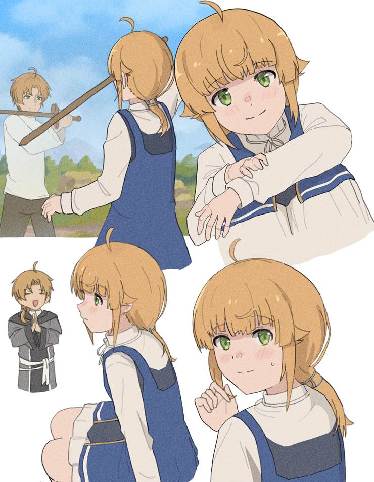 Mushoku Tensei, Norn Greyrat, Rudeus Greyrat