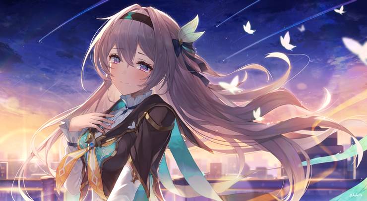 一张流萤,荧,崩坏：星穹铁道,Firefly,星穹铁道绘画图片