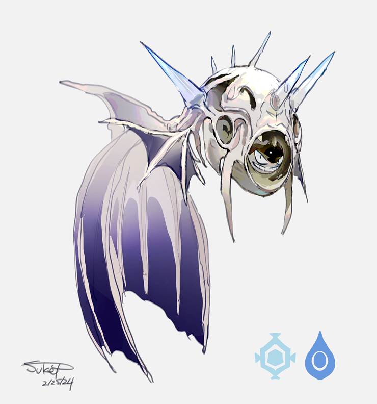 Cloyster, 精灵宝可梦, 口袋妖怪, 二次创作, Ice Type, Seaking, 金鱼, deep sea