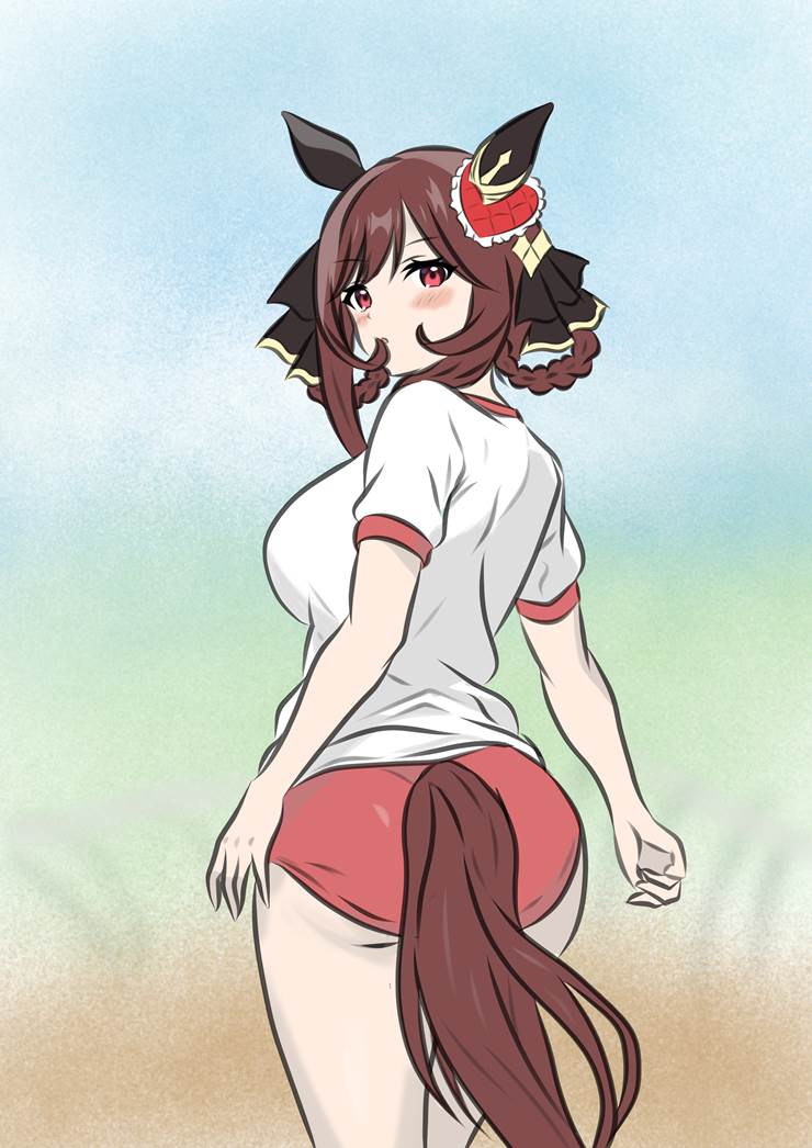 Gentildonna (Uma Musume), 马娘, gym uniform, 赛马娘Pretty Derby, Uma Musume Pretty Derby 100+ Bookmarks, 灯笼裤