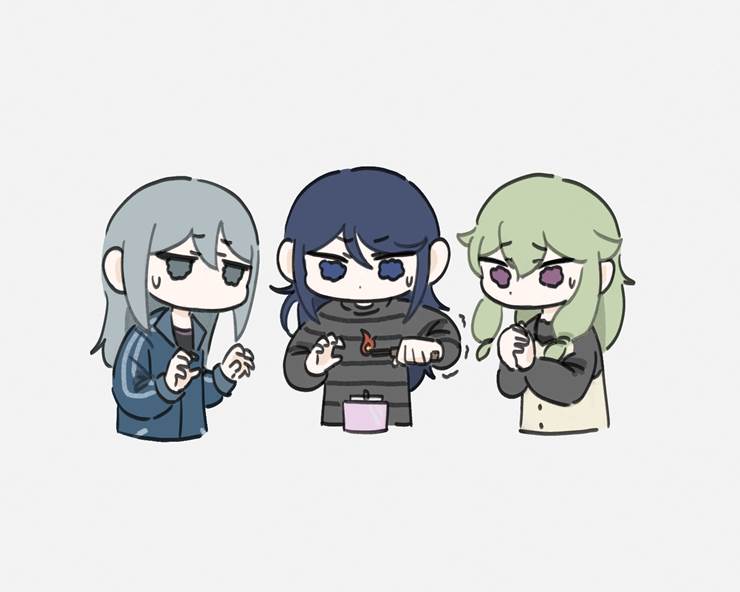 你看她们多呆萌啊_P站画师せんがぁん_ID14192806