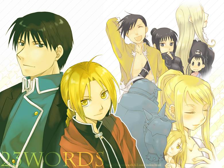 钢之炼金术师, 爱德华, roy mustang, winry, Alphonse, Fullmetal Alchemist 500+ bookmarks
