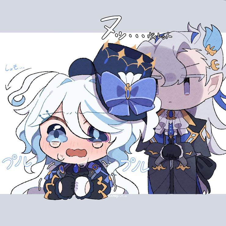 Genshin Impact, 芙宁娜, 那维莱特, Neuvillette/Furina, 原神500收藏, 枫丹（原神）, 原神1000收藏