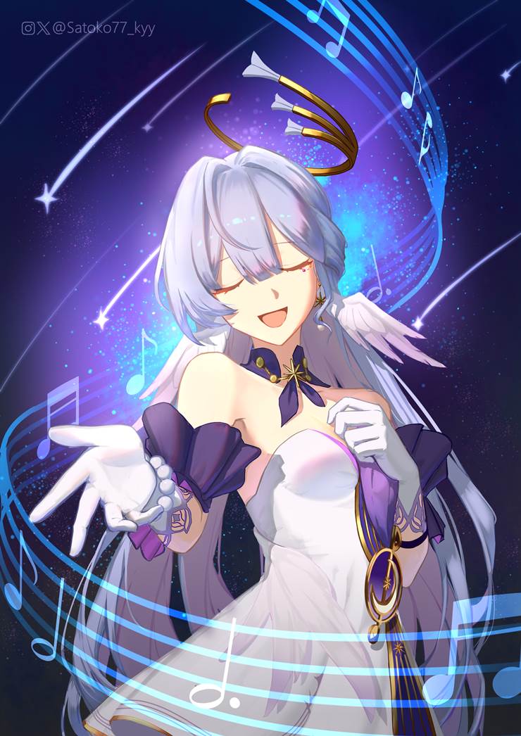 崩坏：星穹铁道, 知更鸟（星穹铁道）, 罗宾, doujin, 可爱, 女孩子, 崩坏：星穹铁道500收藏