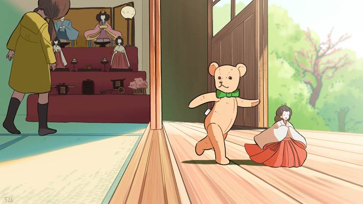 spring, 原创, 原创, Hinamatsuri, 插画, The three court ladies