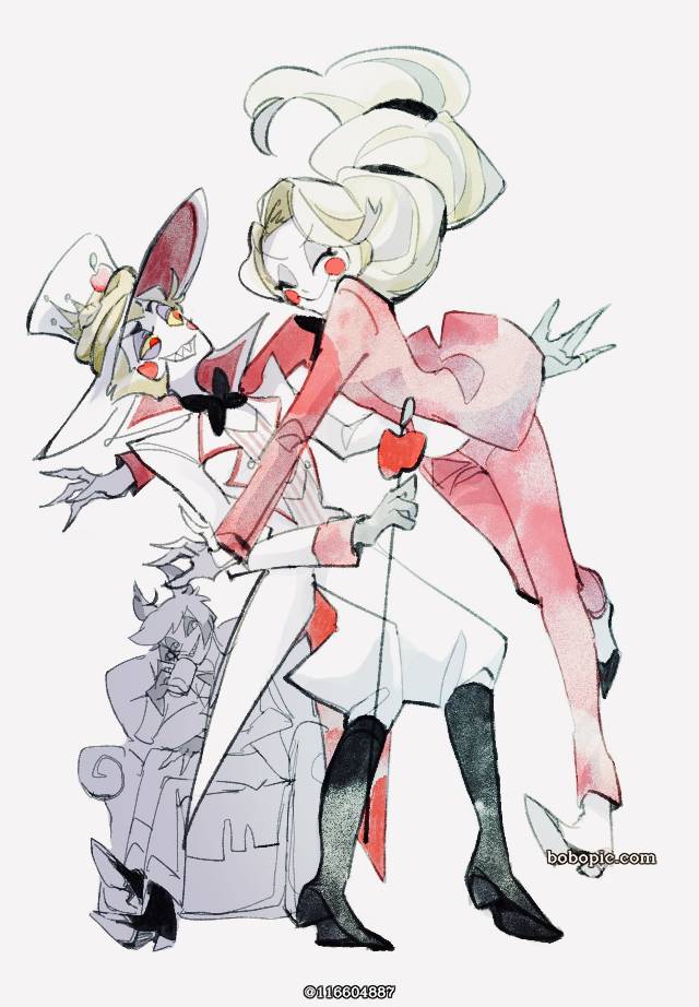 一张HazbinHotel,地狱客栈绘画图片