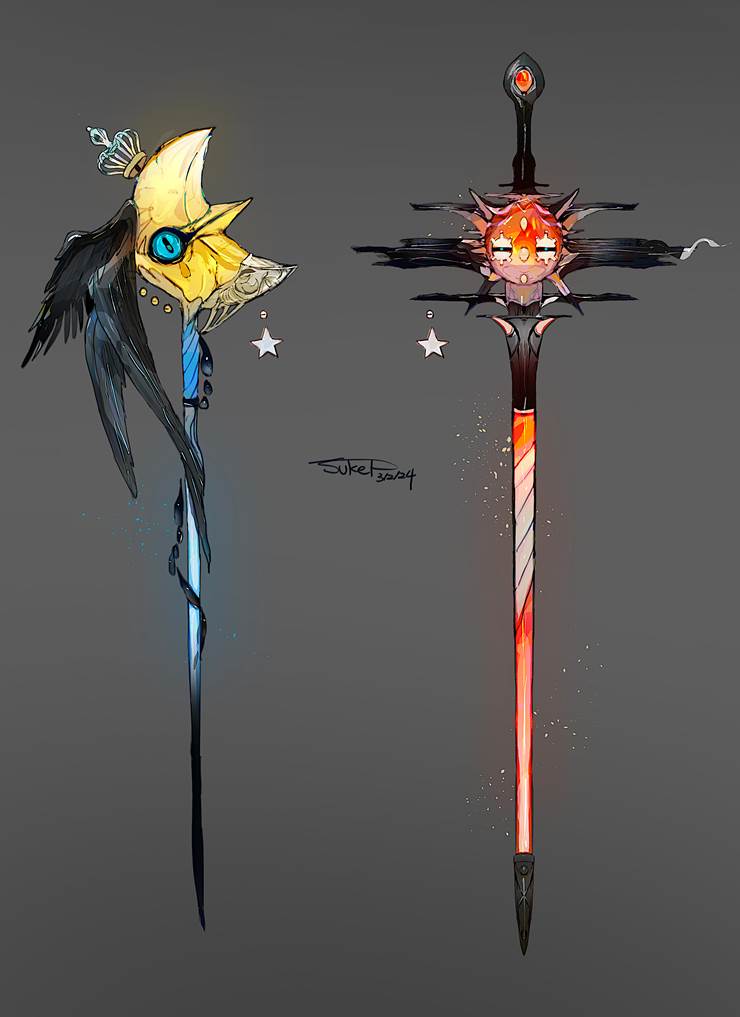 Lunatone, Solrock, 口袋妖怪, 精灵宝可梦, 异色, rapier