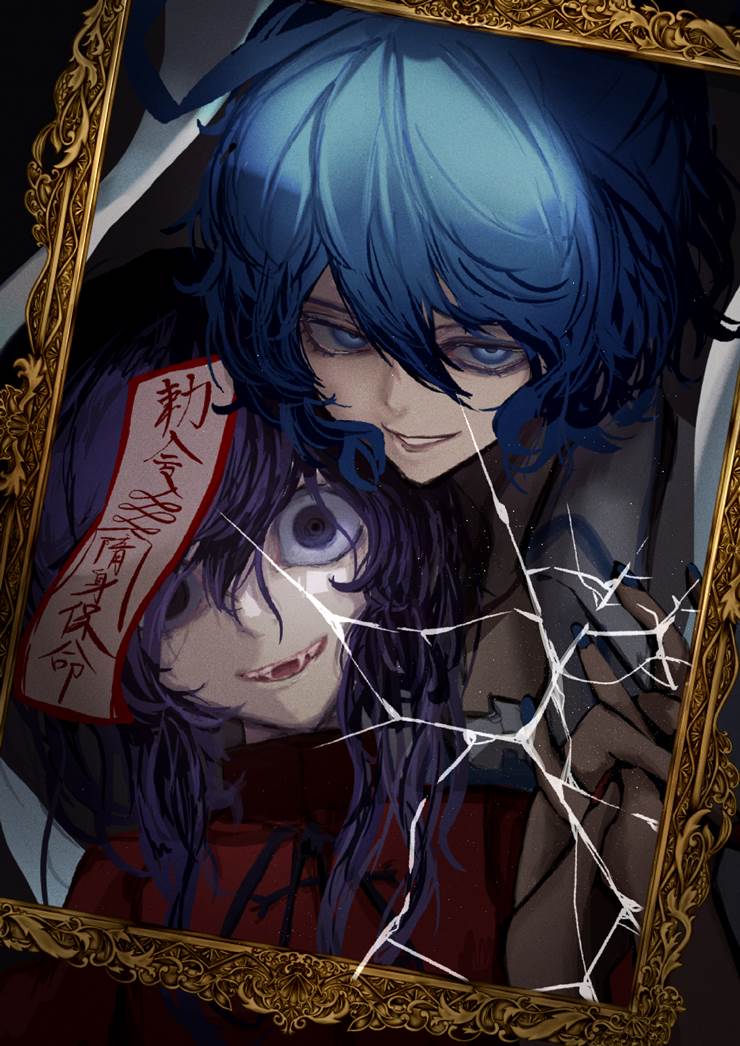 seiga kaku, yoshika miyako, Seiga/Yoshika, Touhou Project, Touhou