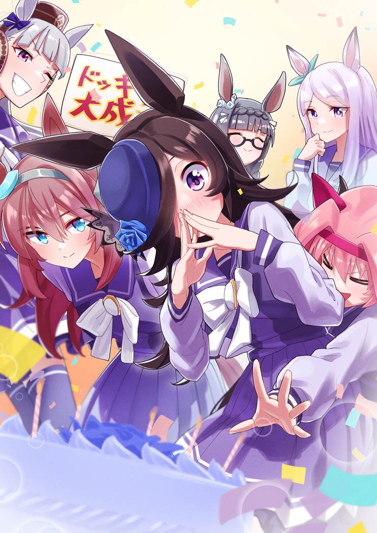 马娘, 赛马娘Pretty Derby, 米浴（赛马娘）, 没有爱是画不出来的, 赛马娘Pretty Derby 500收藏, Haru Urara (Uma Musume), 荒漠英雄（赛马娘）